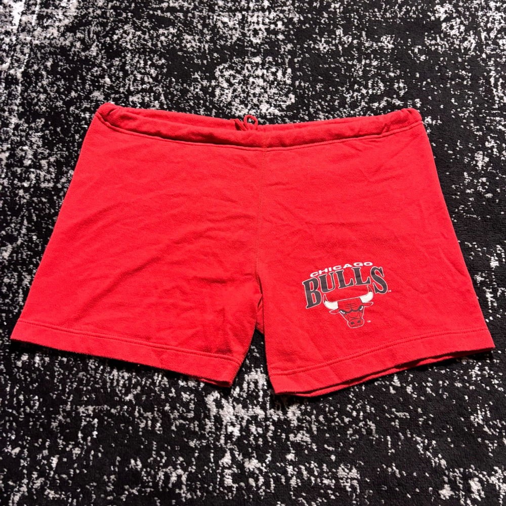 Vintage Artex Chicago Bulls Sweat Shorts Mens XL Red NBA Basketball 90s USA Made